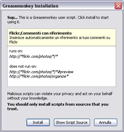script flickr greasemonkey